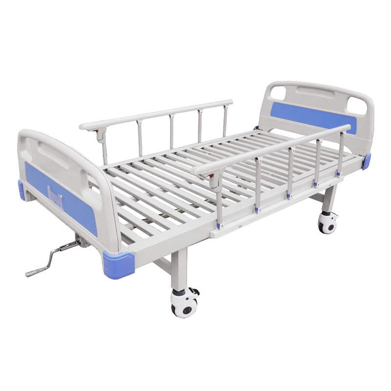 乐康医疗器械-河思源ABS床头铝合金护栏单摇床（移动式）